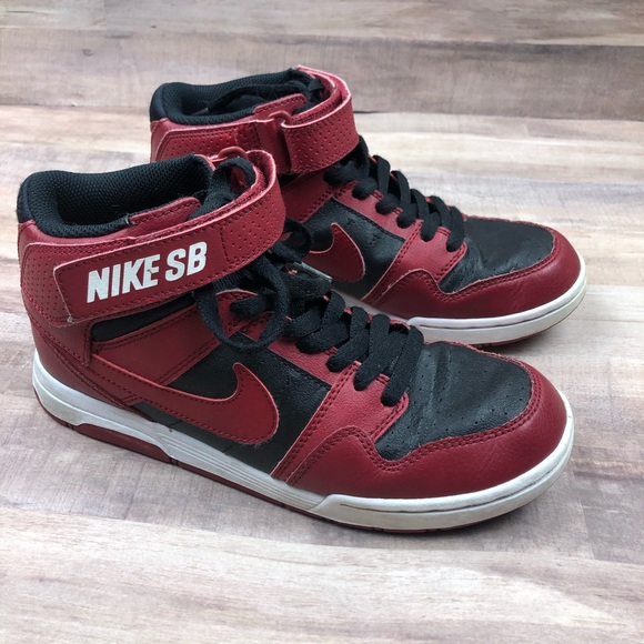 nike sb red black